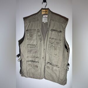 Men's fishing Beige Outdoor Vest